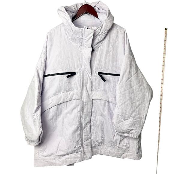 Free People Movement Billie Boxy Lightweight Insulated Jacket Rose Wash Size M-L - Picture 2 of 9